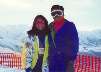 Papa And I at The Remarkables in Queenstown, New Zealand 1992