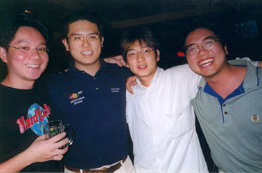 Marcus, Johnny, Han Jin and Nigel