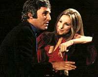 Burt and Barbra at the piano